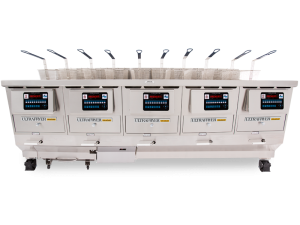P20-18 Five Vat Gas Fryer with UltraClear Filtration