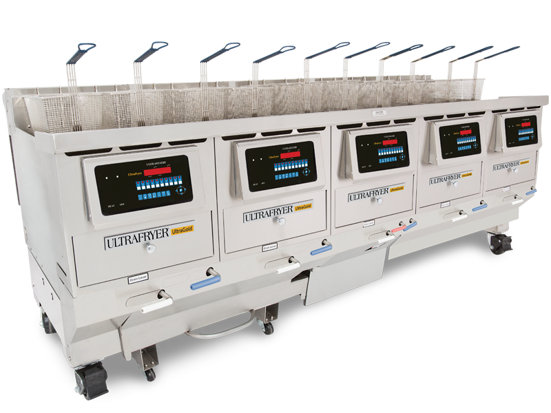 P20-18 Five Vat Gas Fryer with UltraClear Plus Filtration