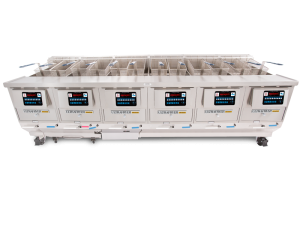 P20-18 Six Vat Gas Fryer with UltraClear Plus Filtration