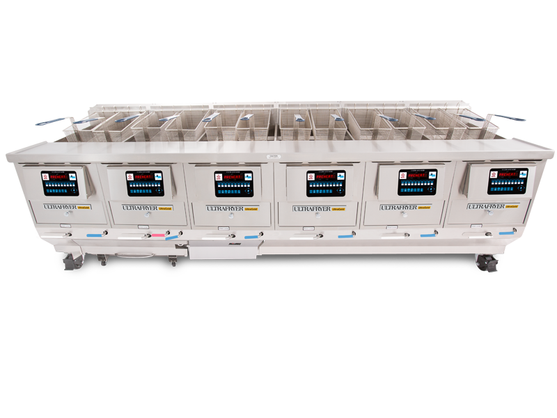 P20-18 Six Vat Gas Fryer with UltraClear Plus Filtration