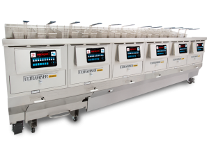 P30-18 Six Vat Commercial Gas Deep Fryer with UltraClear Filtration